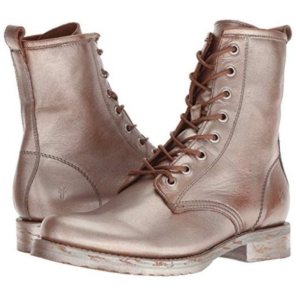 ๐FRYE Veronica Metallic Combat Boot - Main Image